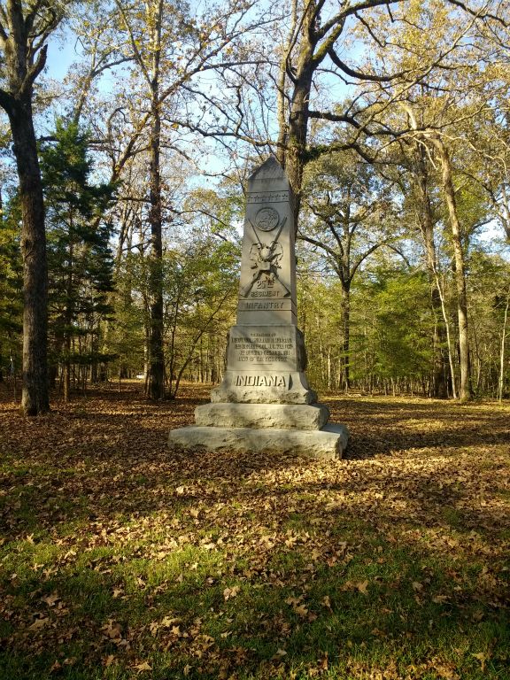 Indiana 25th regiment monument